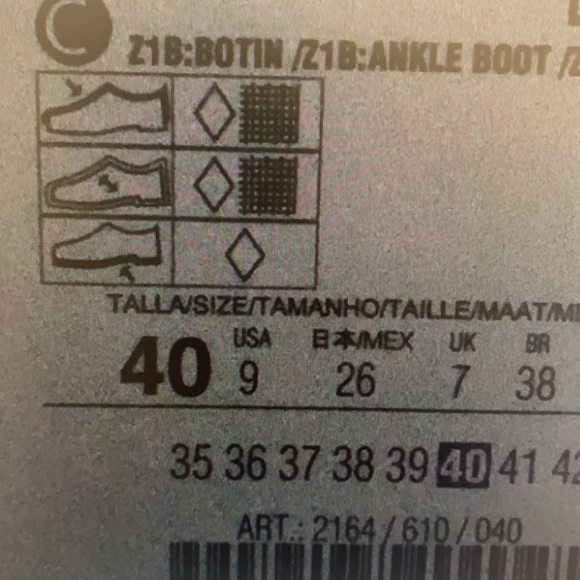 Zara Heeled Track Sole Sock Boots Black Sz 9 - Picture 4 of 7